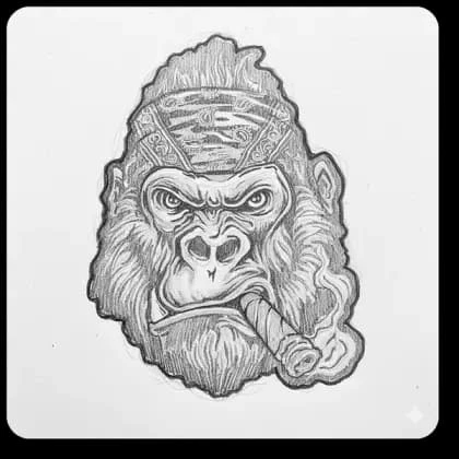 gorilla sktech